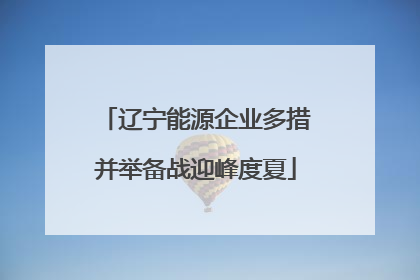 辽宁能源企业多措并举备战迎峰度夏