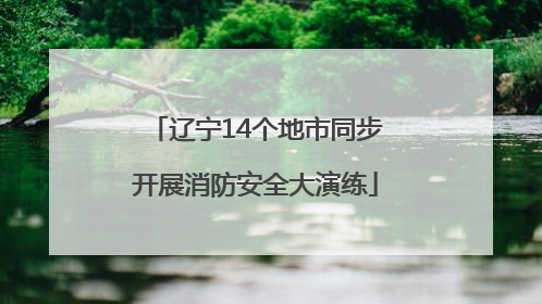 辽宁14个地市同步开展消防安全大演练