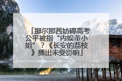 那尔那茜妨碍高考公平被指“内娱董小姐”？《长安的荔枝》播出未受影响