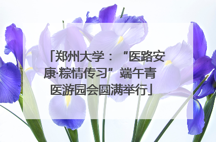 郑州大学：“医路安康·粽情传习”端午青医游园会圆满举行