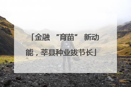 金融 “育苗” 新动能，莘县种业拔节长