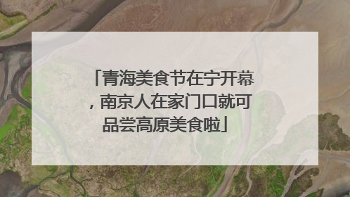 青海美食节在宁开幕，南京人在家门口就可品尝高原美食啦