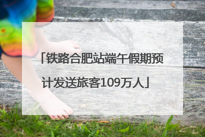 铁路合肥站端午假期预计发送旅客109万人