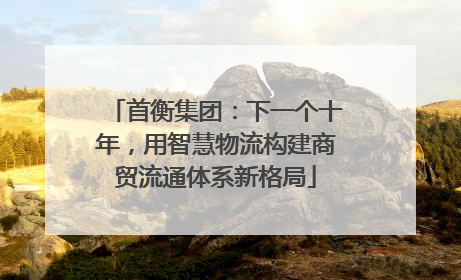 首衡集团：下一个十年，用智慧物流构建商贸流通体系新格局