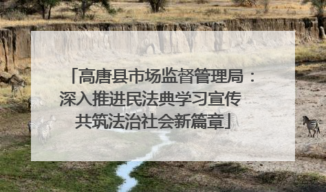 高唐县市场监督管理局：深入推进民法典学习宣传 共筑法治社会新篇章