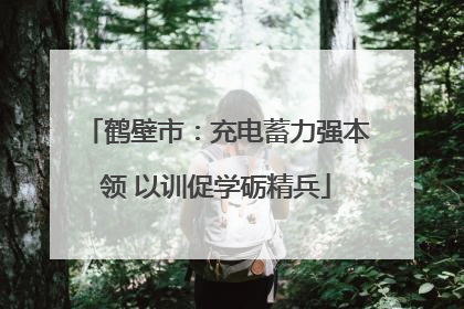 鹤壁市：充电蓄力强本领 以训促学砺精兵