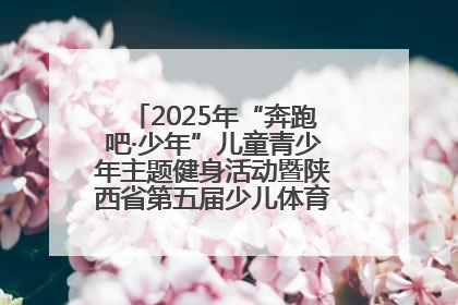 2025年“奔跑吧·少年”儿童青少年主题健身活动暨陕西省第五届少儿体育嘉年华活动启动