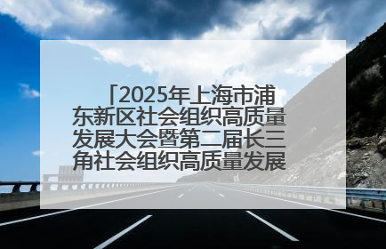 2025年上海市浦东新区社会组织高质量发展大会暨第二届长三角社会组织高质量发展峰会成功举办