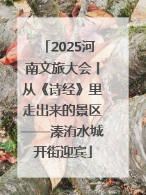 2025河南文旅大会丨从《诗经》里走出来的景区——溱洧水城开街迎宾