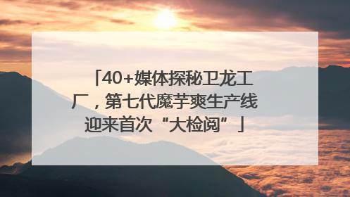 40+媒体探秘卫龙工厂，第七代魔芋爽生产线迎来首次“大检阅”